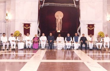 Governor Lt. Gen Gurmit Singh (Retd) attending the Governors' Conference-2024 at Rashtrapati Bhawan, New Delhi.