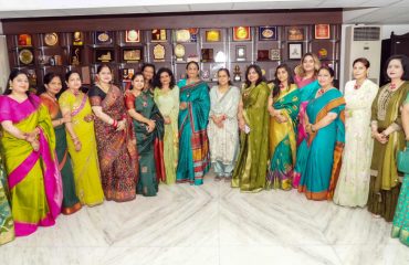 First Lady Smt. Gurmeet Kaur with women on the auspicious occasion of “Hariyali Teej”.