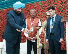 Governor inaugurating the 5th Conference organized by Association of Oral and Maxillofacial Surgeons of India (AOMSI).