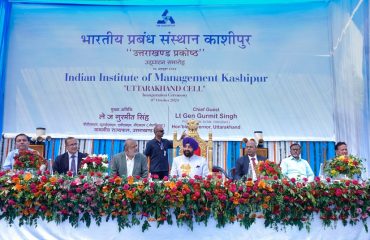 ⁠Governor participating in the inauguration ceremony of Uttarakhand Cell organized at IIM Kashipur.