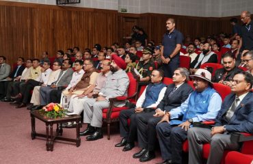 Governor participating in the closing session of Wildlife Week 2024 organized by Forest Department Uttarakhand in Raj Bhawan Auditorium.