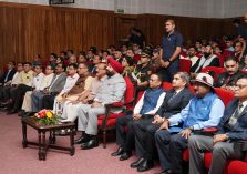 Governor participating in the closing session of Wildlife Week 2024 organized by Forest Department Uttarakhand in Raj Bhawan Auditorium.;?>