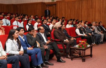 Governor on the occasion of the seminar organised on financial awareness at Raj Bhawan.