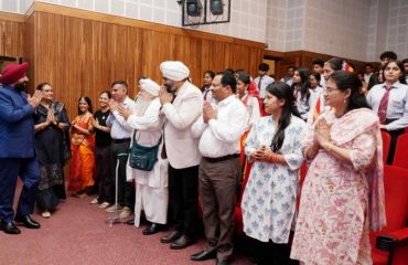 Governor participating in the Foundation Day program of various states and union territories at Raj Bhawan.