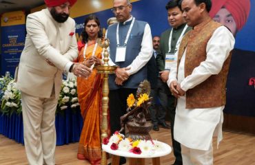 Governor inaugurating the conference of Vice Chancellors of North Zone held at Graphic Era Institute of Medical Science.