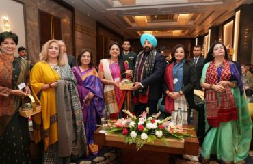 Governor at the book release function of 'Swallowing The Sun' written by Smt. Laxmi Murdeshwar Puri at a local hotel in Dehradun.