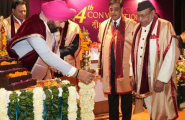 Governor inaugurating the 4th convocation of Quantum University, Roorkee, Haridwar.