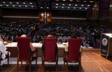 Governor addressing the 9th International Gita Mahotsav organised at Kurukshetra, Haryana.