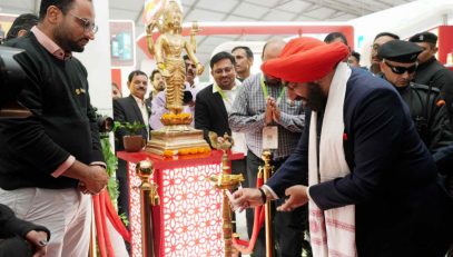 Governor inaugurating the 10th World Ayurveda Congress and Arogya Expo-2024 program