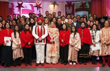 Governor with Church representatives at a function organised at Raj Bhawan on the occasion of Christmas.