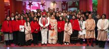 Governor with Church representatives at a function organised at Raj Bhawan on the occasion of Christmas.;?>