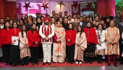 Governor with Church representatives at a function organised at Raj Bhawan on the occasion of Christmas.