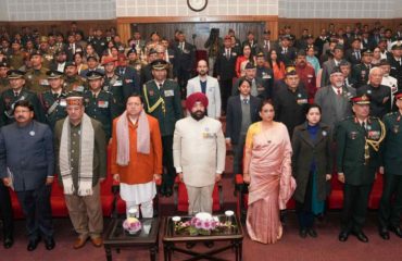 Governor and First Lady Smt. Gurmeet Kaur participating in the program 