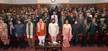 Governor and First Lady Smt. Gurmeet Kaur participating in the program 