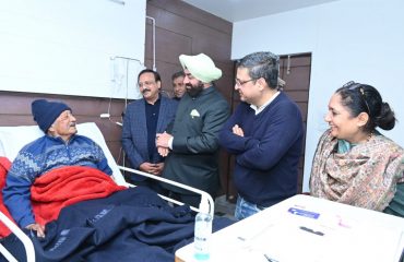 The Governor met the former Chief Minister of the state, Shri Bhuvan Chandra Khanduri, admitted in CMI Hospital, and enquired about his health.