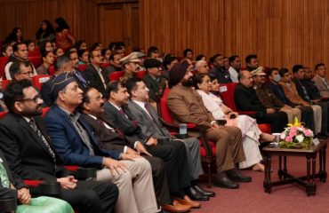 Governor participating in the program on the occasion of ‘National Girl Child Day’ and ‘Uttar Pradesh Foundation Day’ at Raj Bhawan.