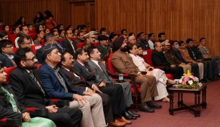 Governor participating in the program on the occasion of ‘National Girl Child Day’ and ‘Uttar Pradesh Foundation Day’ at Raj Bhawan.