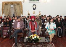 Governor participating in the foundation day program of Arunachal Pradesh5 and Mizoram states at Raj Bhawan.;?>