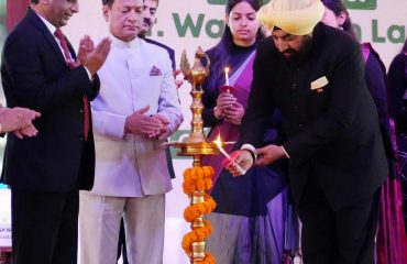 Governor inaugurating the 17th Agricultural Science Conference of Govind Ballabh Pant Agricultural and Technology University.