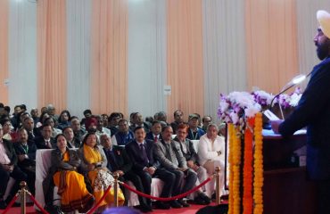 गोविन्द बल्लभ पंत कृषि एवं प्रौद्योगिक विश्वविद्यालय के 17वें कृषि विज्ञान सम्मेलन को संबोधित करते हुए राज्यपाल।