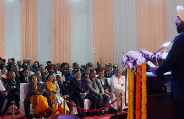 गोविन्द बल्लभ पंत कृषि एवं प्रौद्योगिक विश्वविद्यालय के 17वें कृषि विज्ञान सम्मेलन को संबोधित करते हुए राज्यपाल।