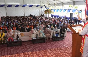 Governor addressing the first convocation of Sardar Bhagwan Singh University, Dehradun.