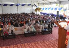 Governor addressing the first convocation of Sardar Bhagwan Singh University, Dehradun.;?>