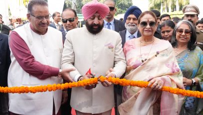 ⁠Governor inaugurating ‘Vasantotsav-2025’ at Raj Bhawan.