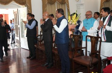 राजभवन में बिहार राज्य स्थापना दिवस के अवसर पर प्रतिभाग करते हुए राज्यपाल।