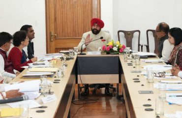 Governor presiding over the 16th general body meeting of the State Child Welfare Council, Uttarakhand.