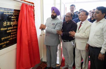 Governor inaugurating Gaura Devi Training Centre of Govind Ballabh Pant Agricultural and Technology University, Pantnagar.