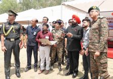 Governor testing the drone on the occasion of the program organized at Jaswant Ground, Dehradun Cantonment.;?>