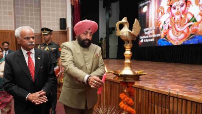 Governor inaugurating the Road Safety Seminar organised at Raj Bhawan.