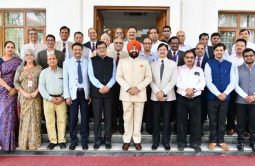 Governor with the Vice Chancellors of Self-Financed (Private) Universities at Raj Bhawan.