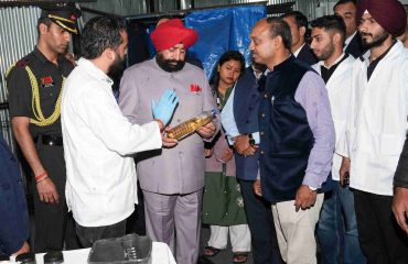 Governor visiting the Department of Nano Science and Geology located at DSB Campus of Kumaon University, Nainital.