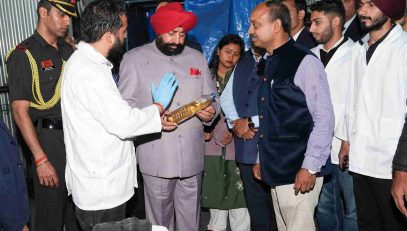 Governor visiting the Department of Nano Science and Geology located at DSB Campus of Kumaon University, Nainital.