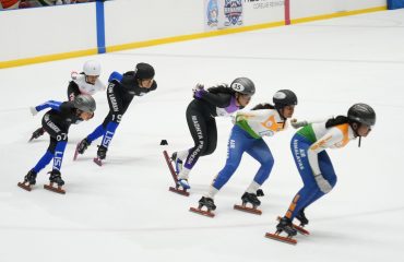 Players skating on the occasion of inauguration of Ice Figure Skating National Championship-2025.