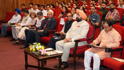 Governor participating as the chief guest in the 'Holistic Medical Seminar' on health awareness organized by Hemvati Nandan Bahuguna Uttarakhand Medical Education University at the Raj Bhawan.