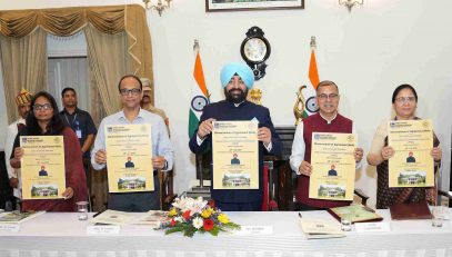 2Governor signing the Memorandum of Understanding (MOA) between Doon University and National Research Development Corporation (NRDC) at Raj Bhawan.