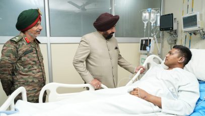 The Governor visited the Military Hospital, Dehradun.