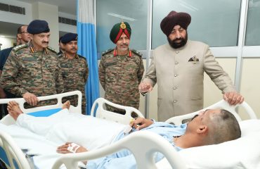 The Governor visited the Military Hospital, Dehradun.