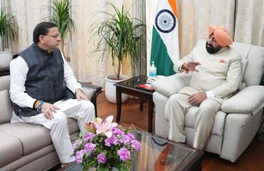 CM Sir paying a courtesy visit to the Governor.