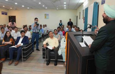 Governor addressing the programme organised at Regional Transport Office (RTO) located at Dehradun.