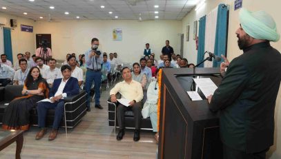 Governor addressing the programme organised at Regional Transport Office (RTO) located at Dehradun.