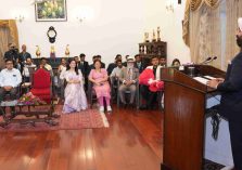 Governor addressing the podcast launch event on the theme “Women Empowerment: One Consciousness, One Resolution”.;?>