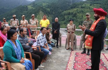 उत्तरकाशी जिले के आपदाग्रस्त क्षेत्र धराली और मुखबा