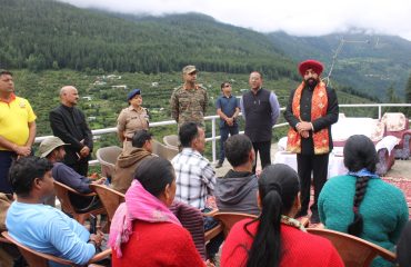उत्तरकाशी जिले के आपदाग्रस्त क्षेत्र धराली और मुखबा