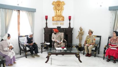 Jan Milan programme at Raj Bhawan.