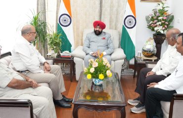 Members of the Jain community delegation