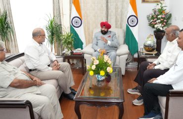 Members of the Jain community delegation